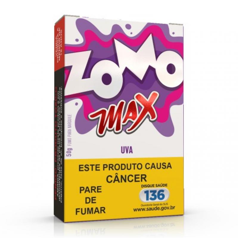 FUMO PARA NARGUILE ZOMO – MAX UVA – PACOTE 10X50G