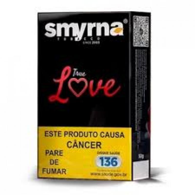 FUMO PARA NARGUILE SMYRNA – TRUE LOVE – PACOTE 10X50G