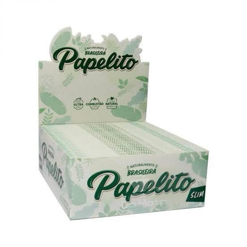 PAPEL PARA CIGARRO PAPELITO – SLIM – DISPLAY C/ 50 UND