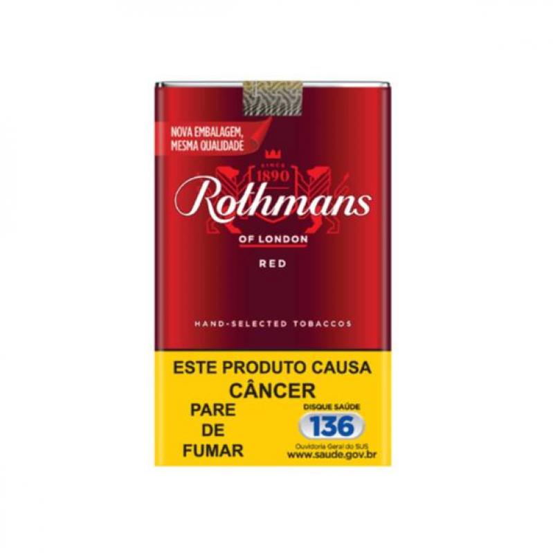CIGARRO ROTHMANS – HAND SELECTED RED – PACOTE 10X20 UND