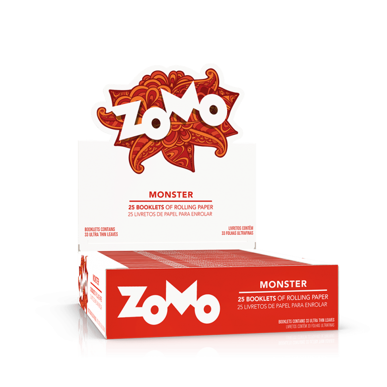 PAPEL PARA CIGARRO ZOMO – CLASSIC MONSTER – DISPLAY C/ 25 UND