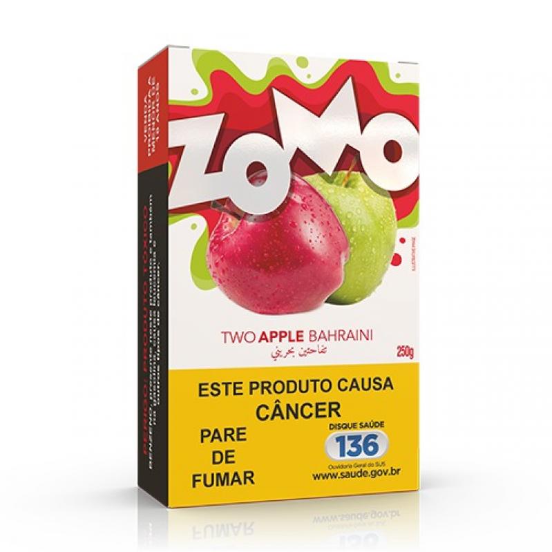 FUMO PARA NARGUILE ZOMO – TWO APPLE – PACOTE 10X50G
