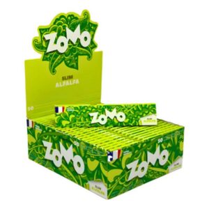 PAPEL PARA CIGARRO ZOMO - ALFAFA SLIM ORGÂNICO - DISPLAY C/ 50 UND