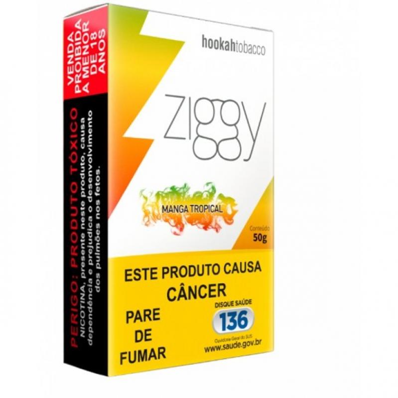 FUMO PARA NARGUILE ZIGGY – MANGA TROPICAL – PACOTE 10X50G