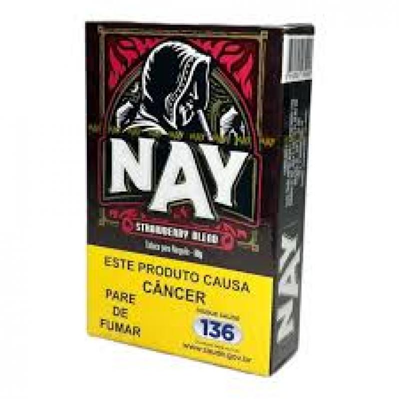 FUMO PARA NARGUILE NAY – STRAWBERRY BLEND – PACOTE 10X50G