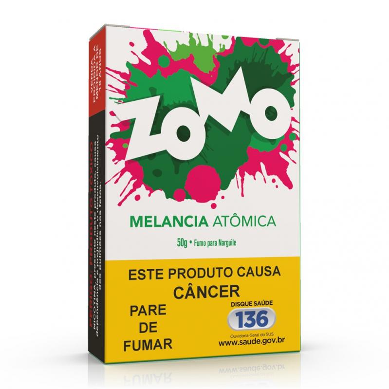 FUMO PARA NARGUILE ZOMO – MELANCIA ATOMICA – PACOTE 10X50G