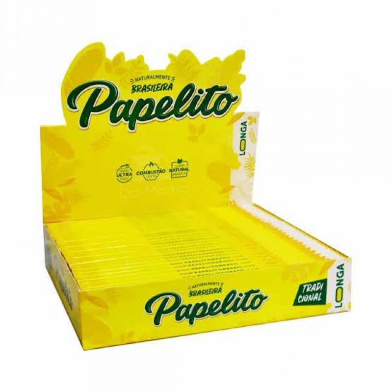 PAPEL PARA CIGARRO PAPELITO TRADICIONAL LONGA (DISPLAY C/25) – SEDA
