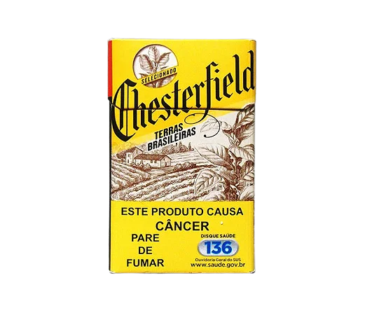 CIGARRO CHESTERFIELD TERRAS BRASILEIRAS ORIGINAL – (BOX C/ 10 MAÇOS)