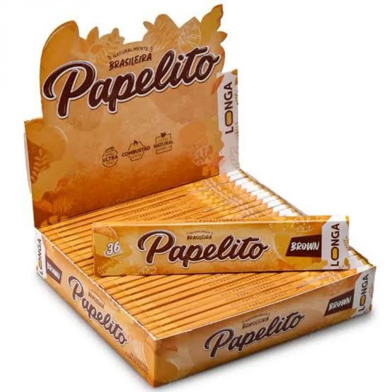 PAPEL PARA CIGARRO PAPELITO BROWN LONGA (DISPLAY C/25) – SEDA