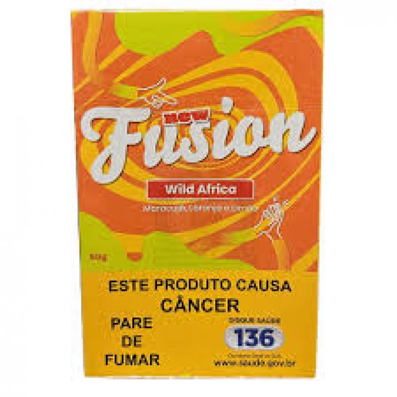 FUMO PARA NARGUILE NEW FUSION – WILD AFRICA – PACOTE 10X50G
