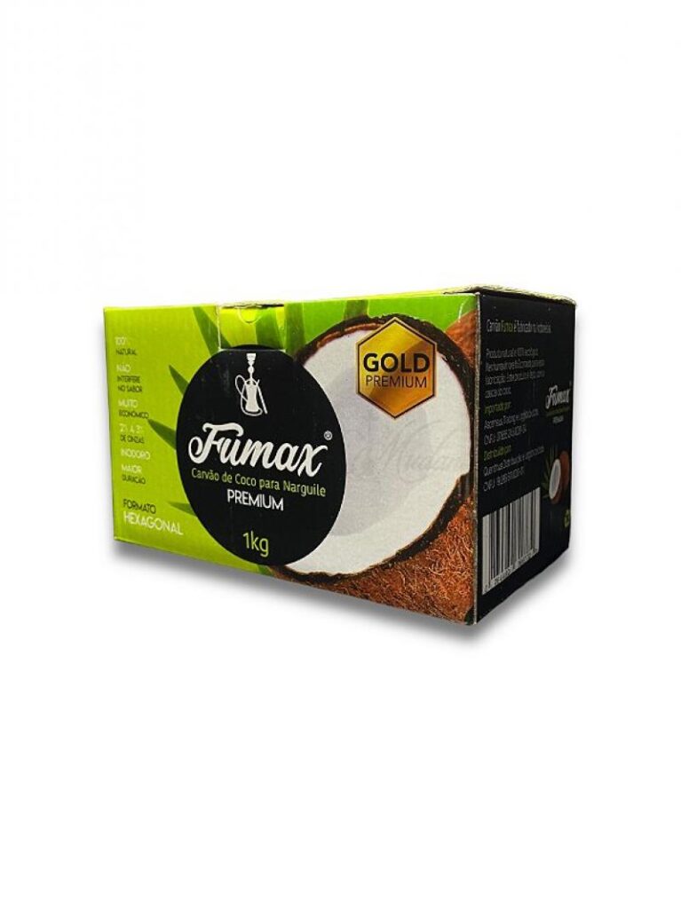 CARVÃO PARA NARGUILE – FUMAX 1KG