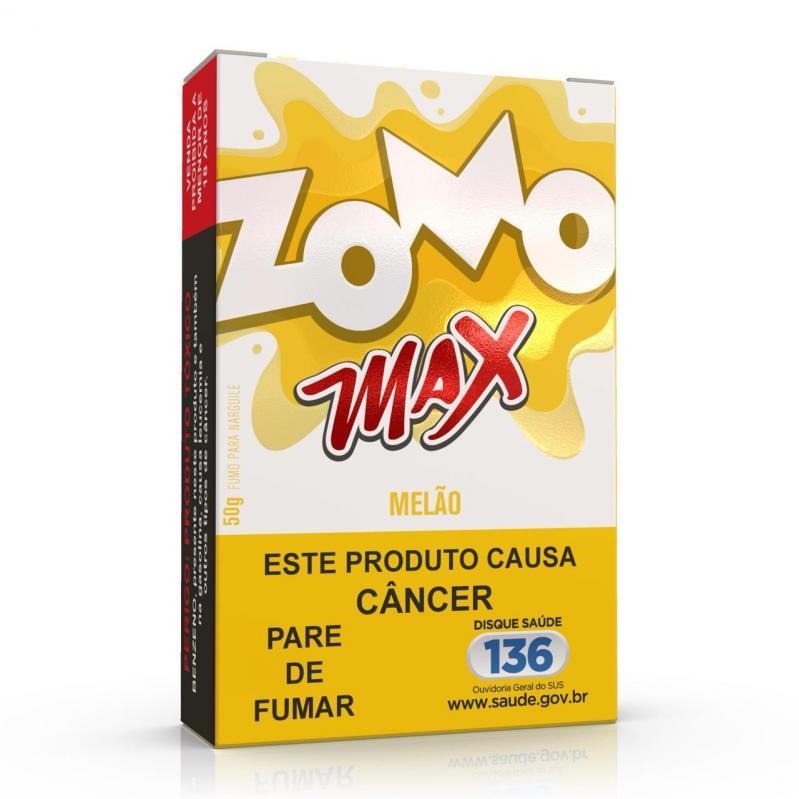 FUMO PARA NARGUILE ZOMO – MAX MELÃO – PACOTE 10X50G