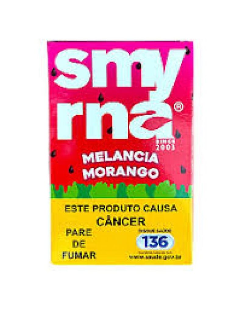 FUMO PARA NARGUILE SMYRNA MELANCIA MORANGO (PACK 10x50G)