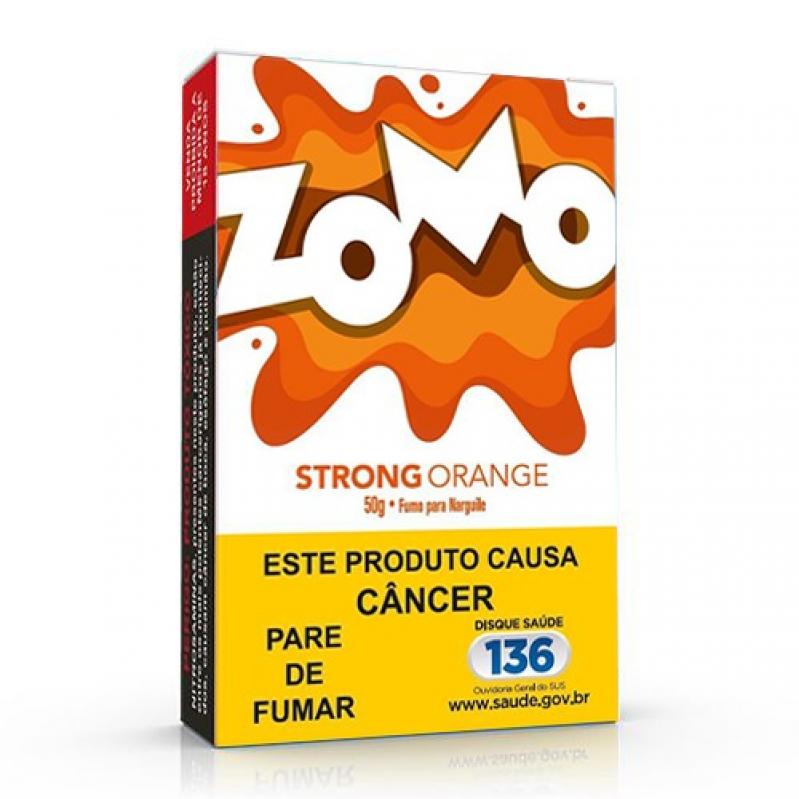 FUMO PARA NARGUILE ZOMO – STRONG ORANGE – PACOTE 10X50G