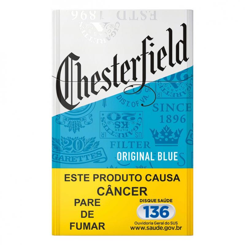 CIGARRO CHESTERFIELD ORIGINAL BLUE – (BOX C/ 10 MAÇOS)