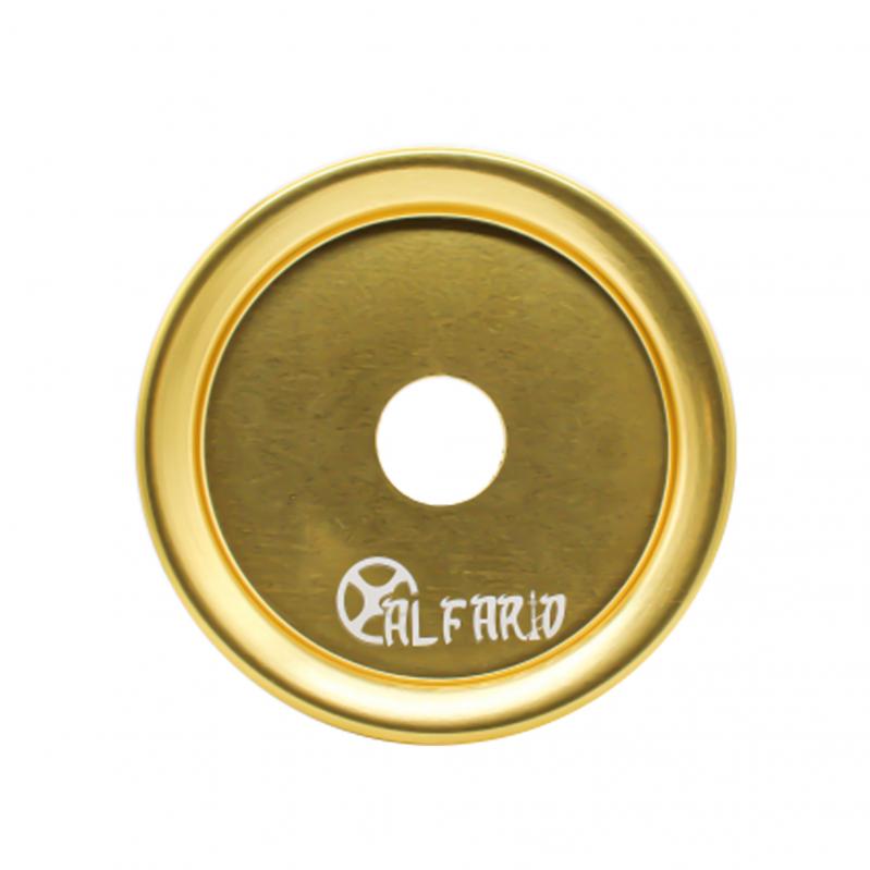 PRATO PARA NARGUILE ALFARID MÉDIO DOURADO – UND