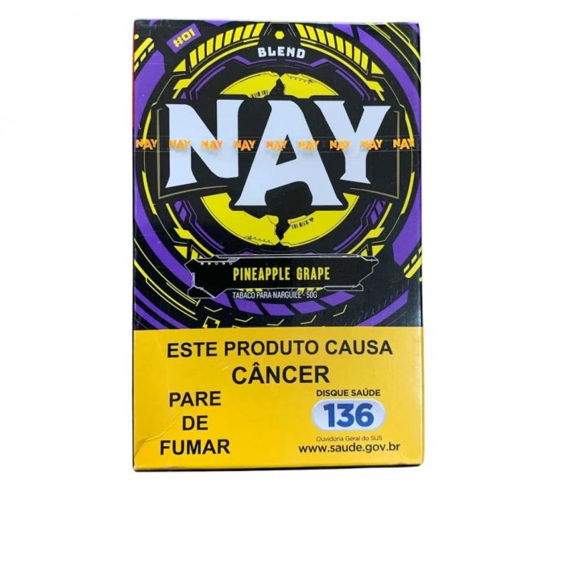 FUMO PARA NARGUILE NAY – PINEAPPLE GRAPE – PACOTE 10X50G