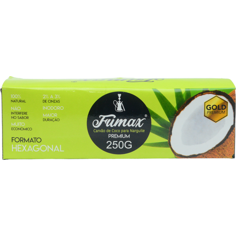 CARVÃO PARA NARGUILE – FUMAX 250g