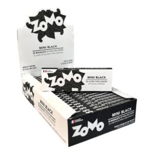 PAPEL PARA CIGARRO ZOMO - CLASSIC BLACK MINI - DISPLAY C/ 25 UND