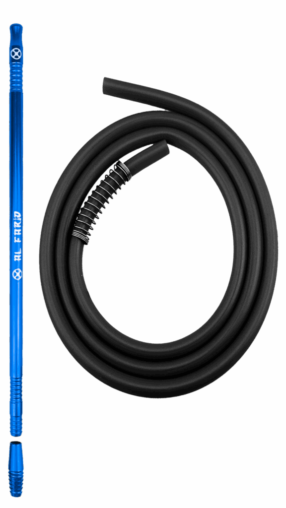 KIT MANGUEIRA ANTI CHAMA C/ PITEIRA PARA NARGUILE AZUL – UND