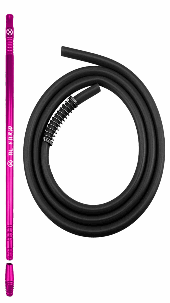KIT MANGUEIRA ANTI CHAMA C/ PITEIRA PARA NARGUILE PINK – UND