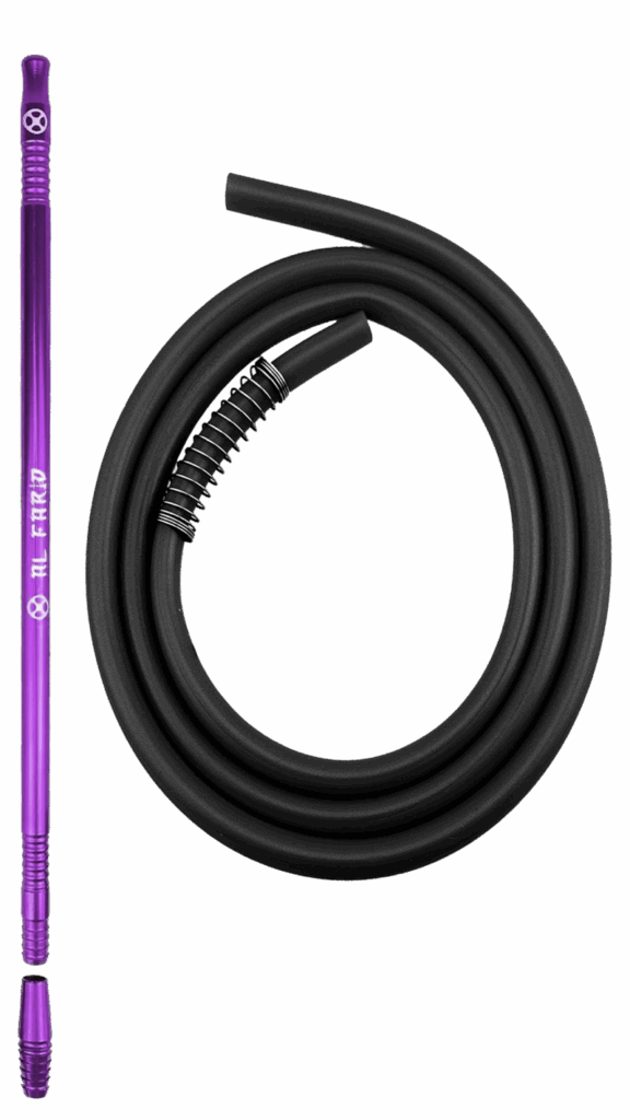 KIT MANGUEIRA ANTI CHAMA C/ PITEIRA PARA NARGUILE ROXA – UND