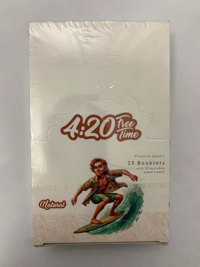 PAPEL PARA CIGARRO 4:20 – NATURAL MINI – DISPLAY C/ 25 UND