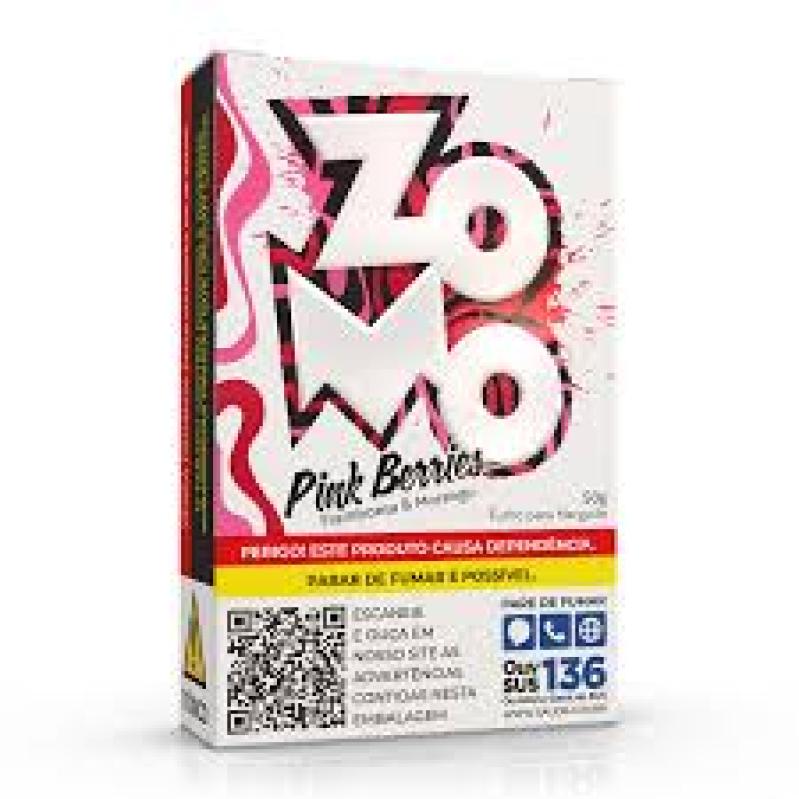 FUMO PARA NARGUILE ZOMO – PINK BERRIES – PACOTE 10X50G