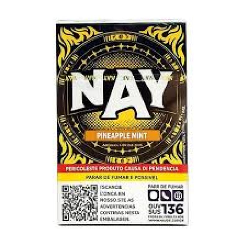 FUMO PARA NARGUILE NAY – PINEAPPLE MINT – PACOTE 10X50G