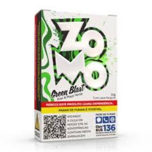 FUMO PARA NARGUILE ZOMO - GREEN BLAST - PACOTE 10X50G