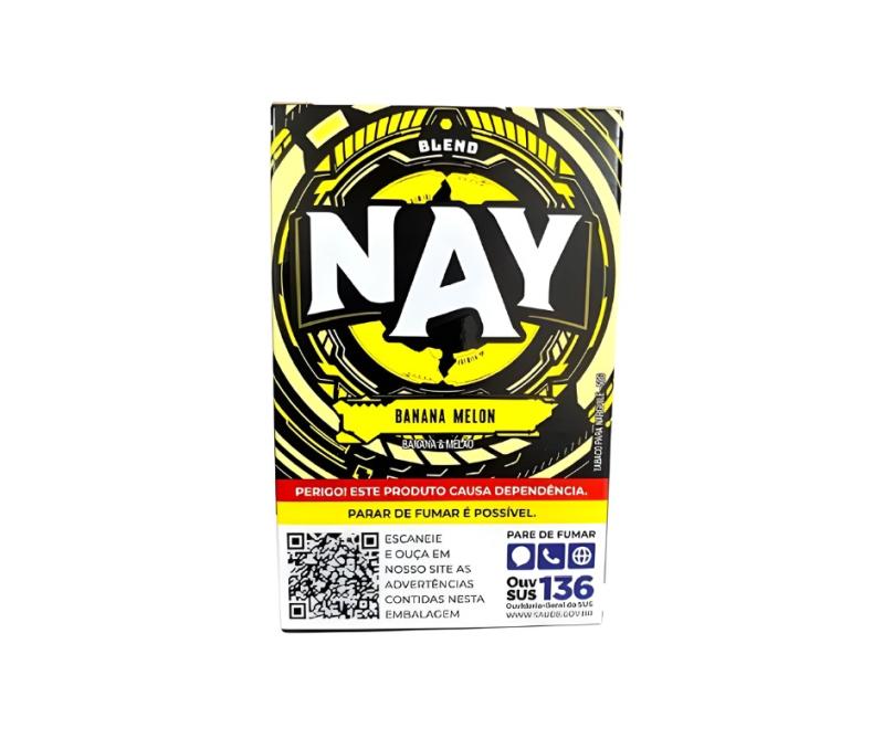 FUMO PARA NARGUILE NAY – BANANA MELON – PACOTE 10X50G