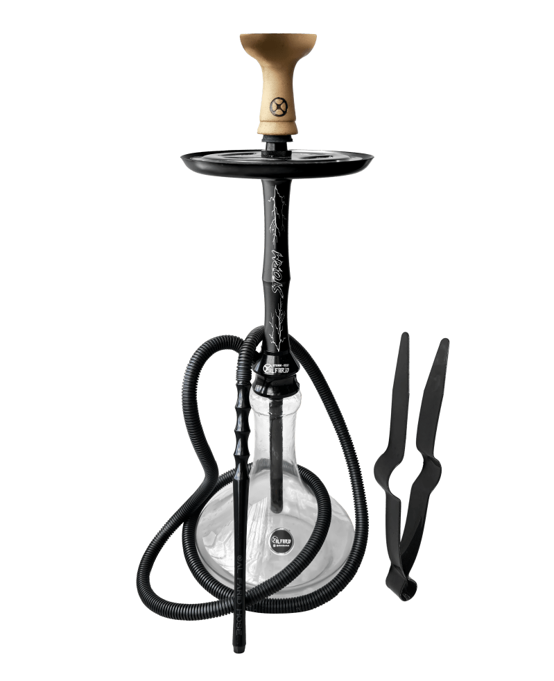 KIT NARGUILE AL FARID – STORM – PRETO – UND
