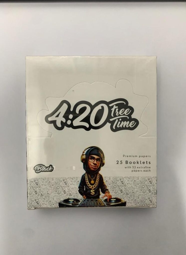 PAPEL PARA CIGARRO 4:20 – BLACK – DISPLAY C/ 25 UND