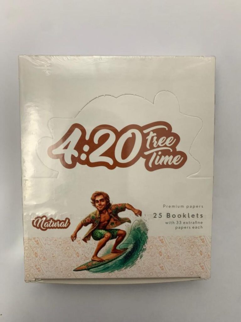 PAPEL PARA CIGARRO 4:20 – NATURAL – DISPLAY C/ 25 UND