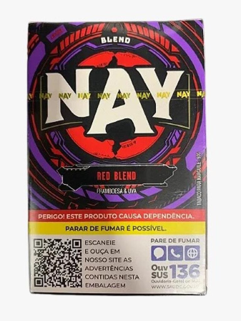 FUMO PARA NARGUILE NAY – RED BLEND – PACOTE 10X50G