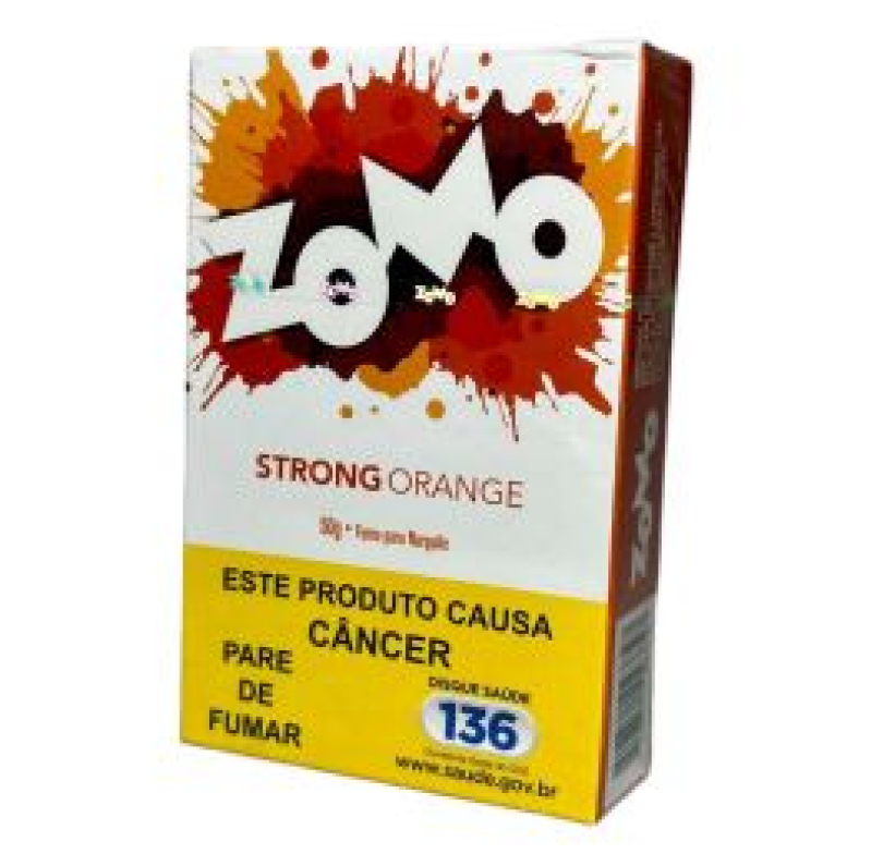 FUMO PARA NARGUILE ZOMO – ORANGE – PACOTE 10X50G