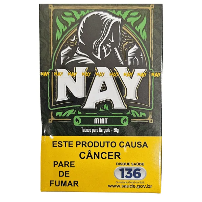 FUMO PARA NARGUILE NAY – BLUEBERRY MINT – PACOTE 10X50G